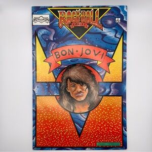 Vintage 1989 Rock N Roll Comics - Bon Jovi
